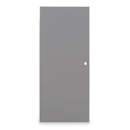 CECO Flush Steel Door, 80 in H, 48 in W, 1 3/4 in Thick, 18-gauge, Type: 2 CHMD-FL4068-CY-CU-18ga