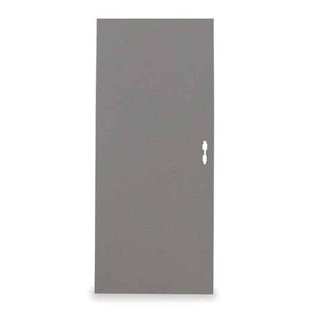 CECO Flush Steel Door, 80 in H, 48 in W, 1 3/4 in Thick, 18-gauge, Type: 2 CHMD-FL4068-MORT-CU-18ga