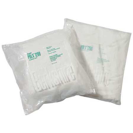 Berkshire Dry Wipe, White, Pack, Polyester, 75 Wipes, 12 in x 12 in P1200.1212.14