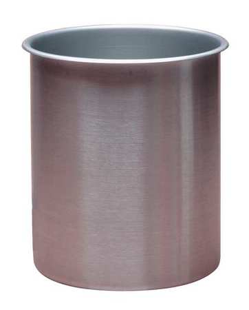 ZORO SELECT Rolled Beaker, 8-1/4 qt., Stainless Steel 78780