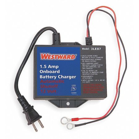 Westward On Board Charger, Automatic, 12VDC 3LE87