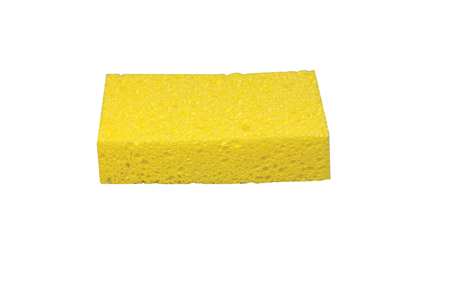 3M Sponge, 4-1/4"L, 7"W, WoodFbr, Yellow W4PK