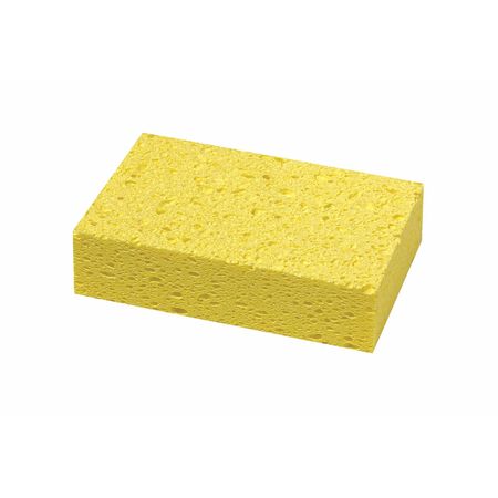 3M Sponge, 4-1/4"L, 7"W, WoodFbr, Yellow W4PK