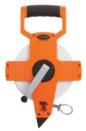 KESON 100 ft Engineer's Tape Measure, 3/8 in Blade NR10-100