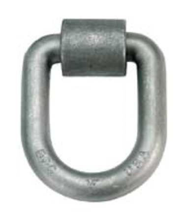 Zoro Select Forged Lashing D- Ring, 15, 586 lb. B50PKGD