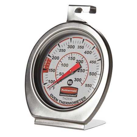 RUBBERMAID COMMERCIAL Analog Mechanical Food Service Thermometer with 60 to 580 (F) FGTHO550