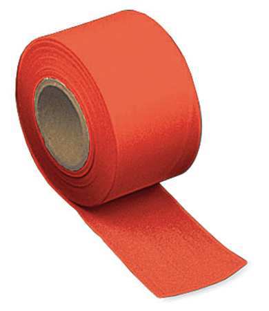 Zoro Select Taffeta Flagging Tape, Red, 300 ft x 2 In TF2R300-200
