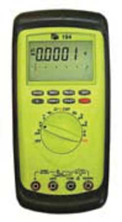 Test Products International Digital Multimeter, 1,000 Max. AC Volts, 1,000 Max. DC Volts, 10 Max. AC Amps, 10 Max. DC Amps 194