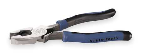 Klein Tools 9 1/2 in Journeyman(TM) Linemans Plier High Leverage w/ Fish Tape Puller , Steel J213-9NETP