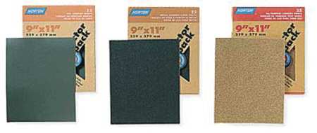 Norton Abrasives Emery Cloth, 11-1/4x9-1/4 In, Crs, PK25 07660701307