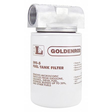 Goldenrod Fuel Filter, 4 x 7-1/2 In 595