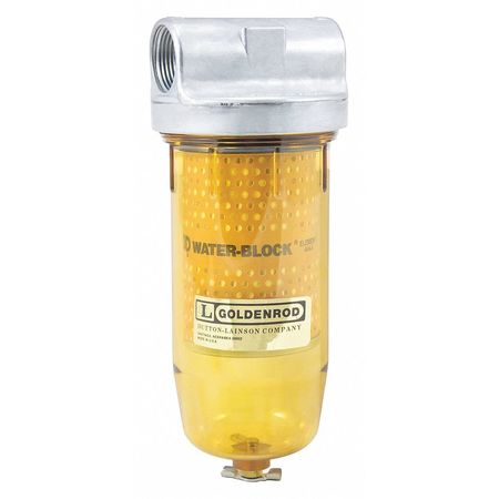 Goldenrod Fuel Filter, 4-5/16 x 9-1/2 In 496