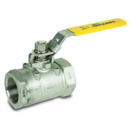 Sharpe Valves 1/4" FNPT Stainless Steel Ball Valve Inline 4353010740