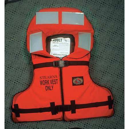 Stearns Flotation Device, Work, Orange 2000004520