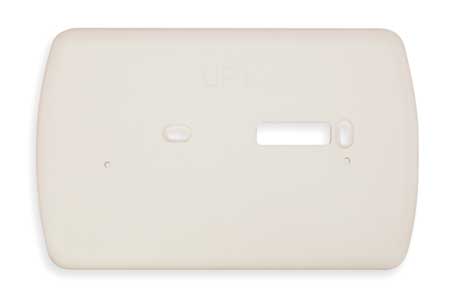 WHITE-RODGERS Wallplate, Plastic, White, For White Rodgers Comfort Set 80 Series F0061 250000S1