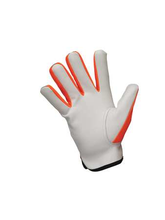 Mcr Safety Leather Gloves, XL, High Visibility Orange, PR 921XL