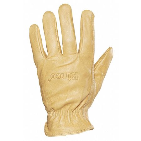 KINCO Leather Gloves, Mens M, Tan, PR 90 M