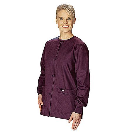 Landau Warm up Jacket, 3XL, Wine, Womens 7525RWP XXXL