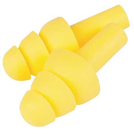 3M AirSoft Reusable Corded Ear Plugs, Flanged Shape, NRR 27 dB, 100 Pairs 340-4003