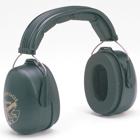 Tasco Over-the-Head Ear Muffs, 29 dB, Golden Eagle, Black 100-02950