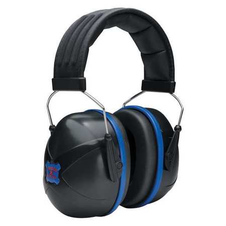 Tasco Over-the-Head Ear Muffs, 30 dB, Nextera, Black/Blue 100-03006