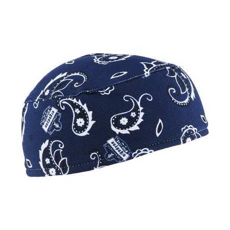 CHILL-ITS BY ERGODYNE Cooling Hat, Universal, Navy 6630
