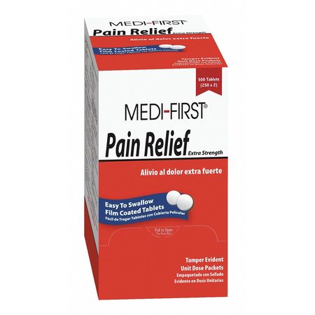 Medi-First Pain Relief, Tablet, PK100 81133