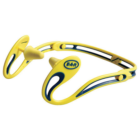 3M E-A-R Swerve Reusable Foam Ear Plugs, Pod Shape, 28 dB, Yellow, Pack of 1 322-2000