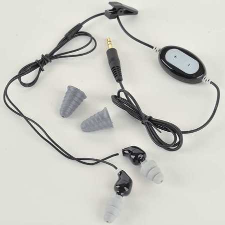 3M E-A-Rbud Foam Electronic Ear Plugs, Multiple Shape, 29 dB, Black, 1 PR EARBUD2600N