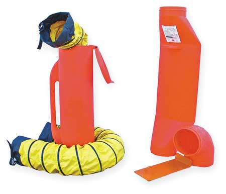 AIR SYSTEMS INTL Ventilation Kit, 6 and 15 ft., Orange SV-CUP