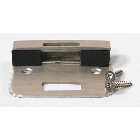 ASI GLOBAL PARTITIONS Stainless steel Flat Stop And Keeper 40-8263110