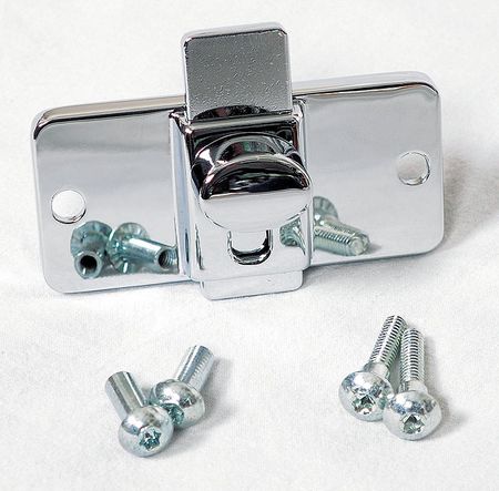 ASI GLOBAL PARTITIONS Zamac Slide Latch Use W/Plastic Partition 40-8512899