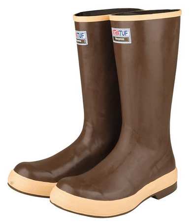 Xtratuf Knee Boots, Size 11, 16" H, Brown, Plain, PR 22272G/11