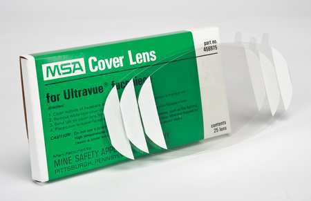 MSA SAFETY Lens Covers, PK25 456975
