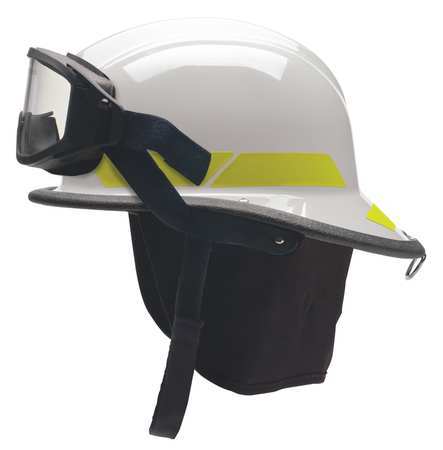 BULLARD Fire Helmet, White, Modern LTXWHGIZ4