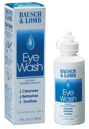 Bausch + Lomb Personal Eyewash, Bottle, 4 oz. 620252