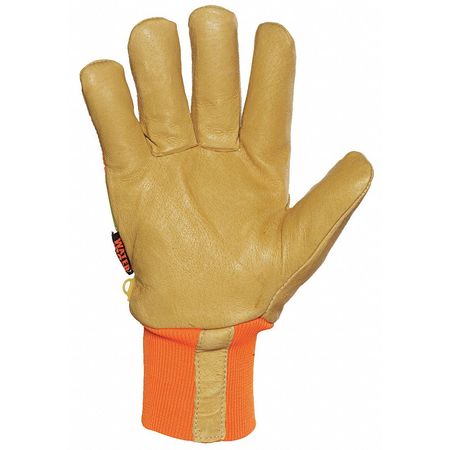 Kinco Hi-Vis Cold Protection Gloves, HeatKeep Lining, M 1938KWP-M