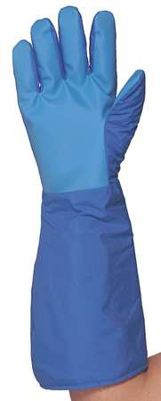 National Safety Apparel Cryogenic Glove, L, Straight, Blue, PR G99CRSGPLGMA