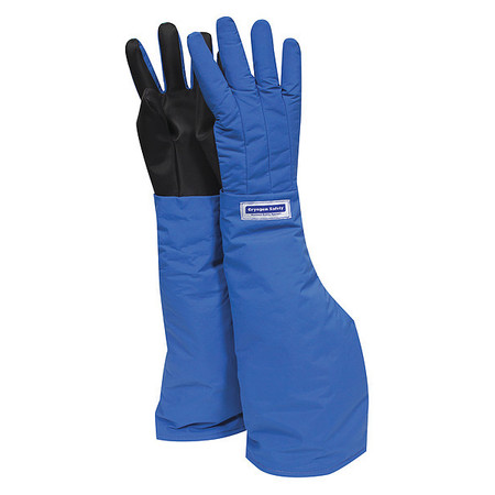 NATIONAL SAFETY APPAREL Cryogenic Glove, L, Blue, Straight, PR G99CRSGPLGSH