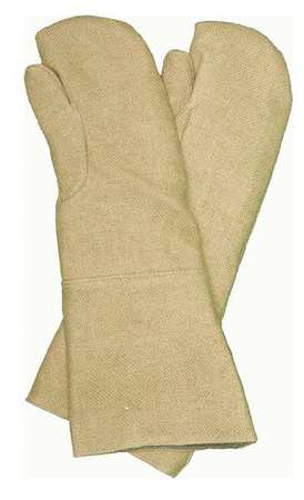 Zetex Plus Heat Resistant Gloves, Tan, Double Palm, PR 2100041