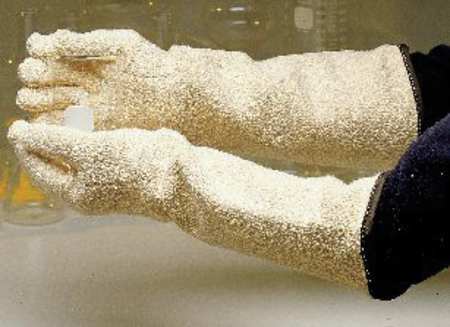 JOMAC Heat Resist Gloves, White, Terry Cloth, PR 422-11-LS