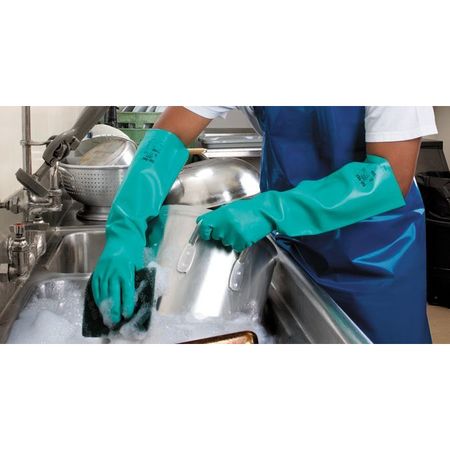 Ansell Chemical Resistant Glove, 22 mil, Sz 11, PR 37-185
