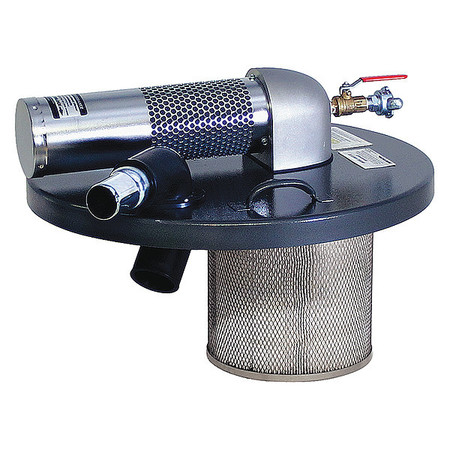Guardair Pneumatic Drum-Top Vacuum Head, Standard 89 cfm N551B