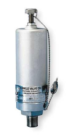 Kunkle Valve Safety Relief Valve, 1/4 In, 3500 psi, Alum 0330-A01-KC3500