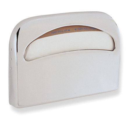 TOUGH GUY Toilet Seat Cover Dispenser, Color: Chrome 3P916