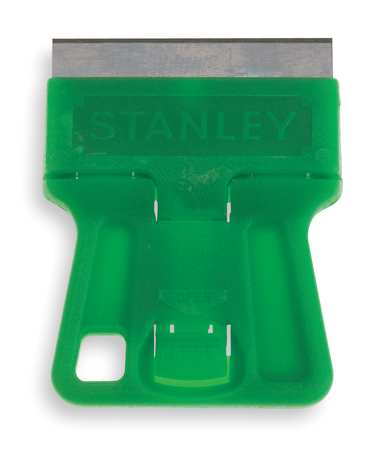 Stanley Scraper, Length 1 13/16 in, Blade Width 1 1/2 in, Steel, Yellow 28-100