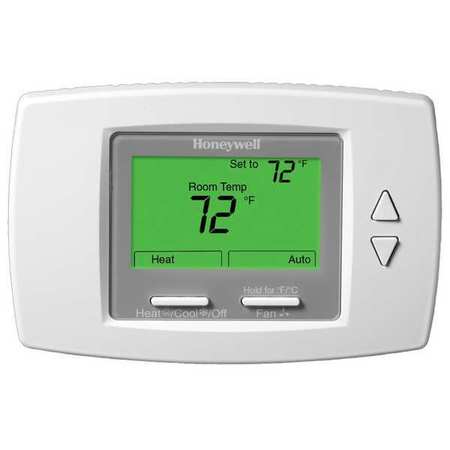 HONEYWELL Fan Coil Thermostat, Line Voltage, White TB6575B1000/U