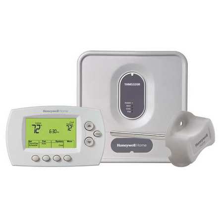 HONEYWELL HOME Wireless Thermostat, 5-1-1 or 5-2 Programs, 3 Heat Pump or 2 Conventional H 2 C, Thermostat-Battery YTH6320R1001
