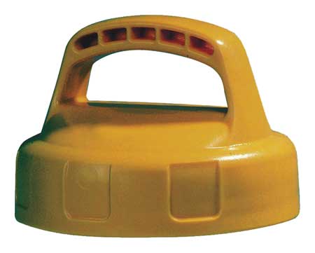 Oil Safe Storage Lid, HDPE, Yellow 100109