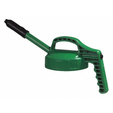 Oil Safe Stretch Spout Lid, w/0.5 In Out, Mid Green 100305
